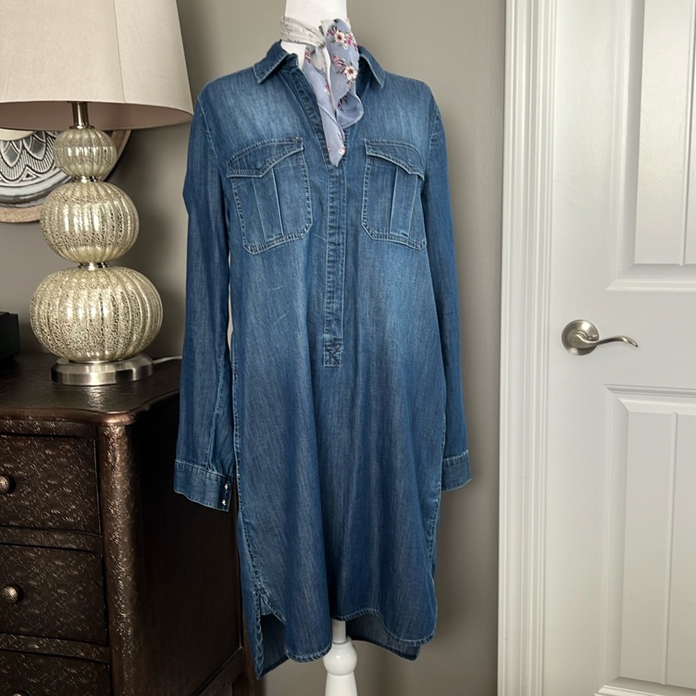 White House Black Market denim dress